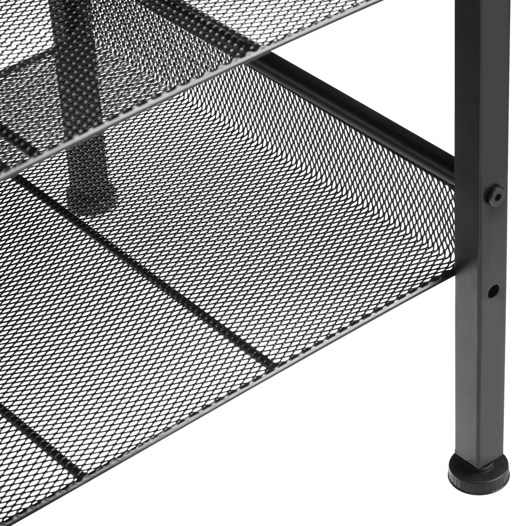 Illustration numéro 3 du produit Table d'appoint Style industriel 40,5 x 40 x 50,5 cm bois foncé