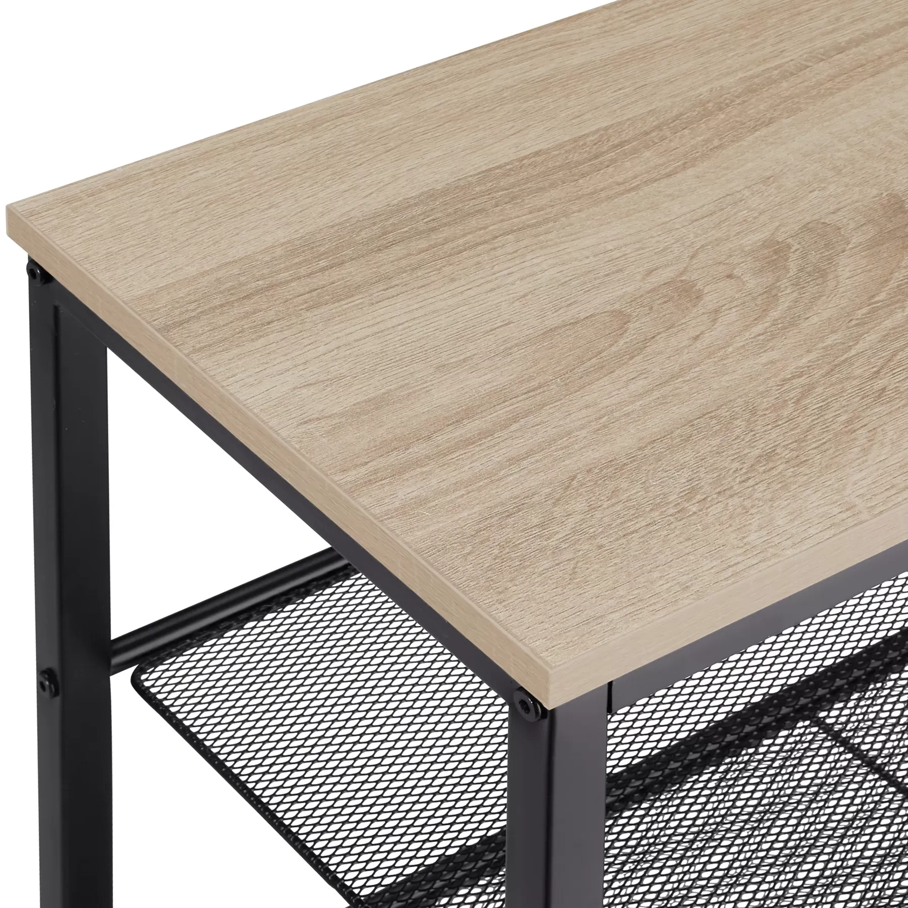 Illustration numéro 3 du produit Étagère à chaussures Style industriel 100x305x725cm Bois clair