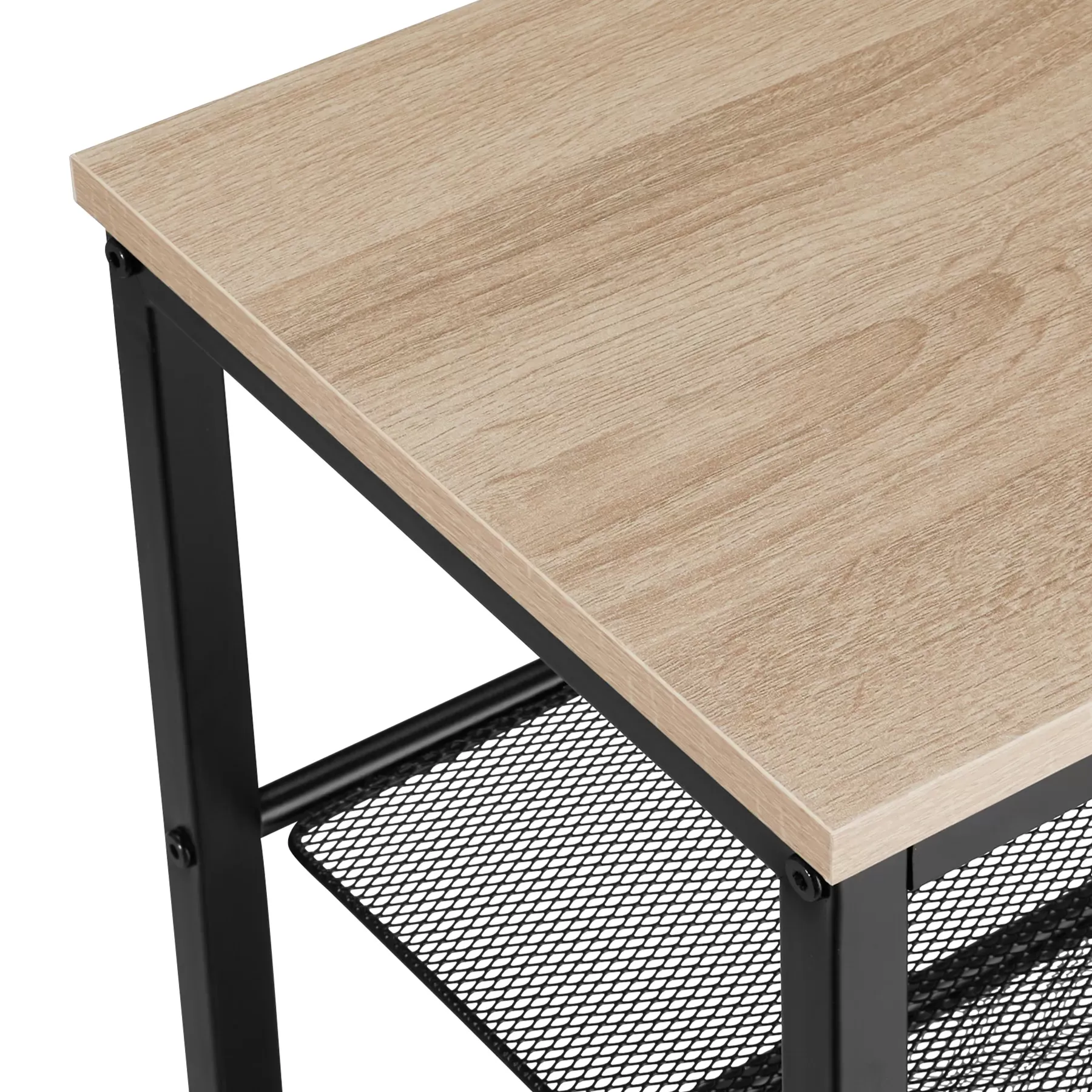 Illustration numéro 3 du produit Étagère à chaussures Style industriel 805 x 305 x 725 cm Bois clair