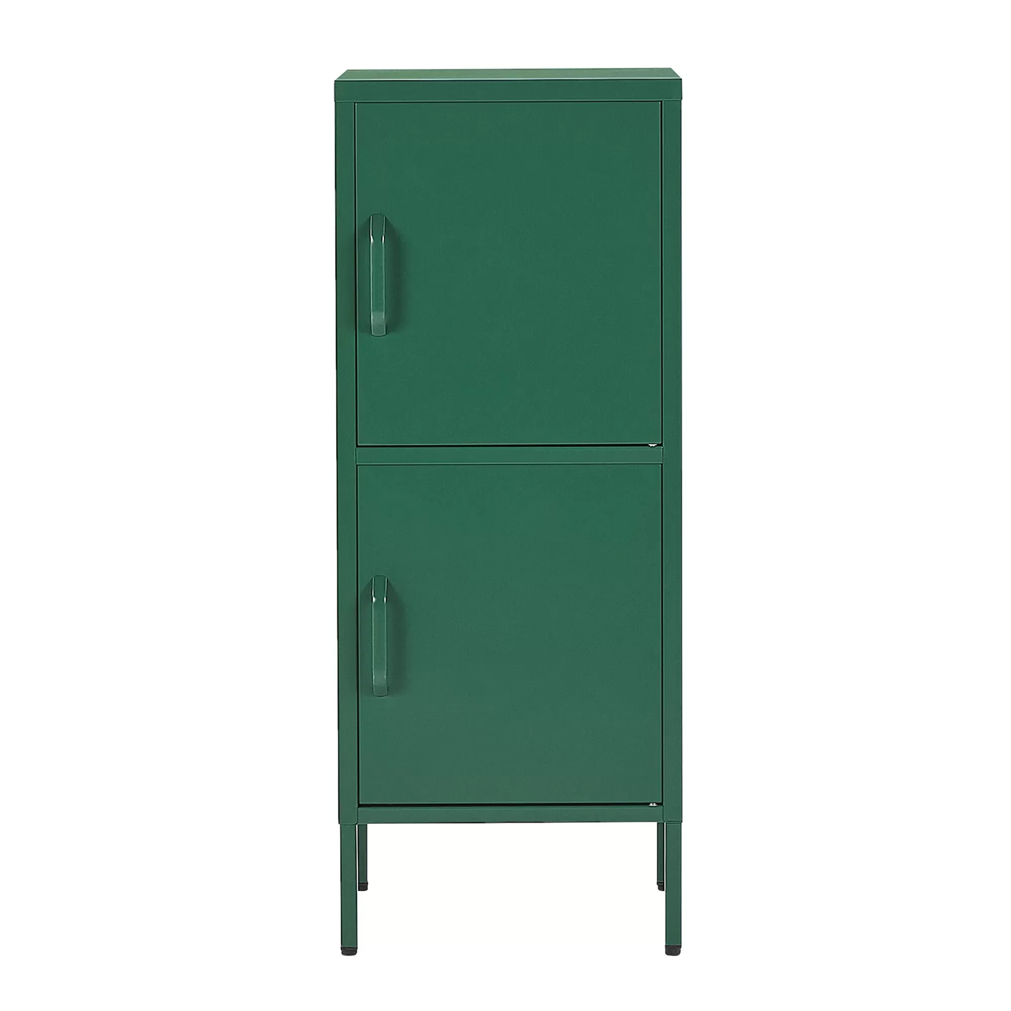 Illustration numéro 3 du produit Armoire 2 portes en acier vert