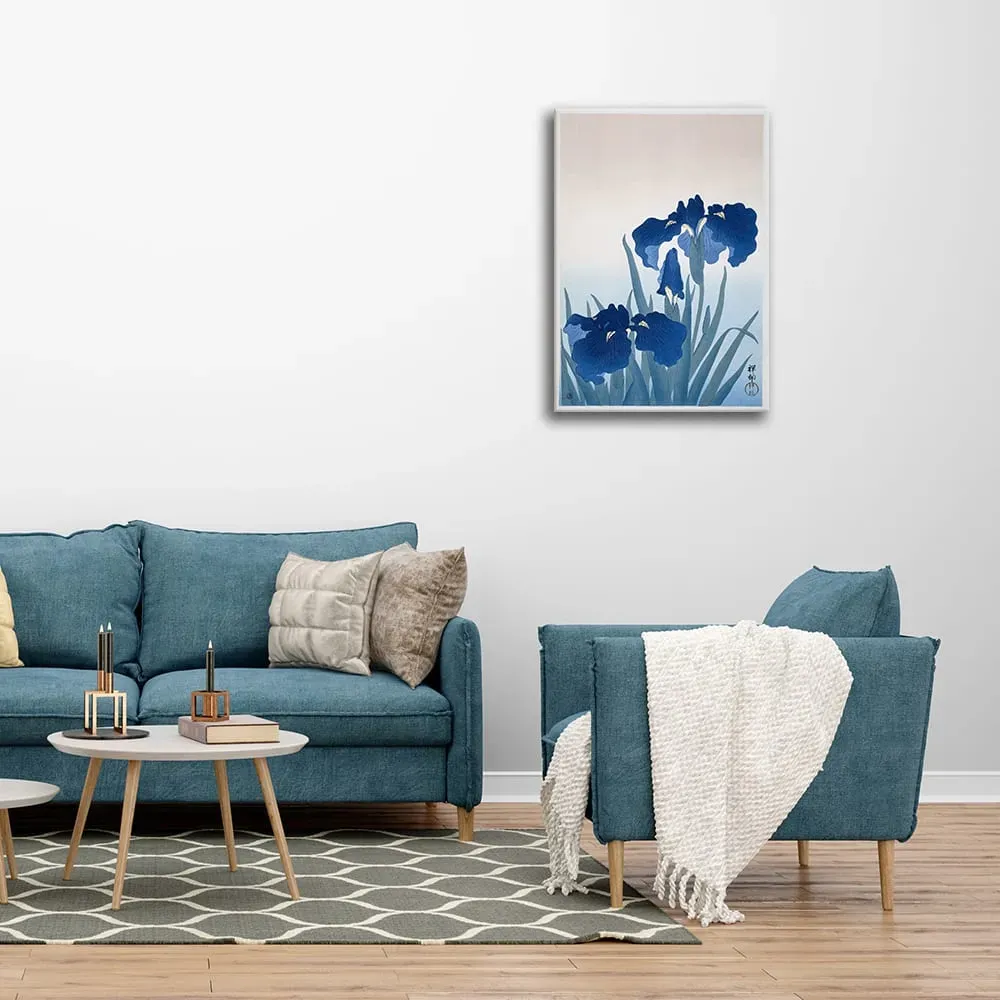 Illustration numéro 3 du produit Tableau - Iris - Ohara Koson 60x90cm