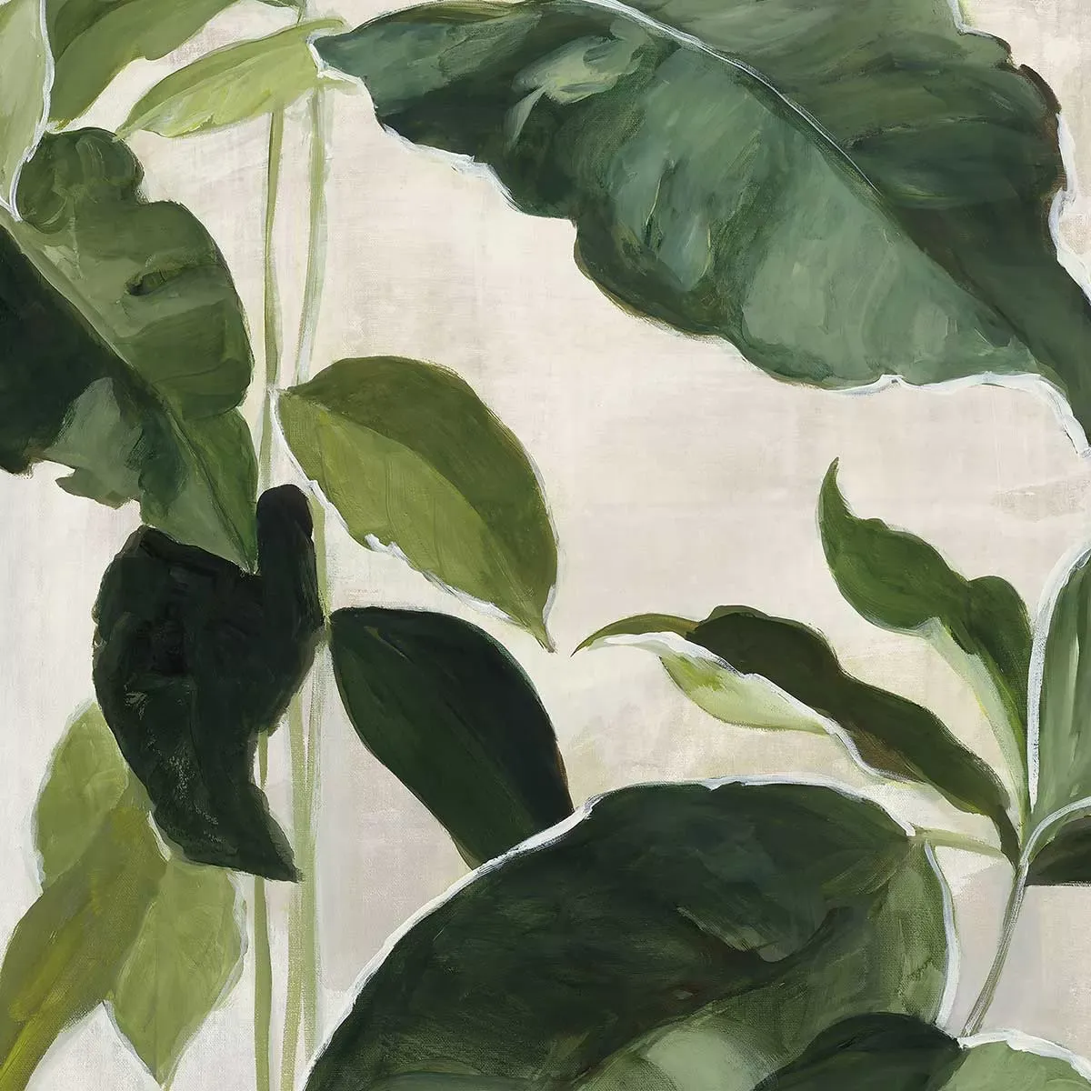 Illustration numéro 3 du produit Tableau aquarelle botanique imprimé sur toile 60x90 cm