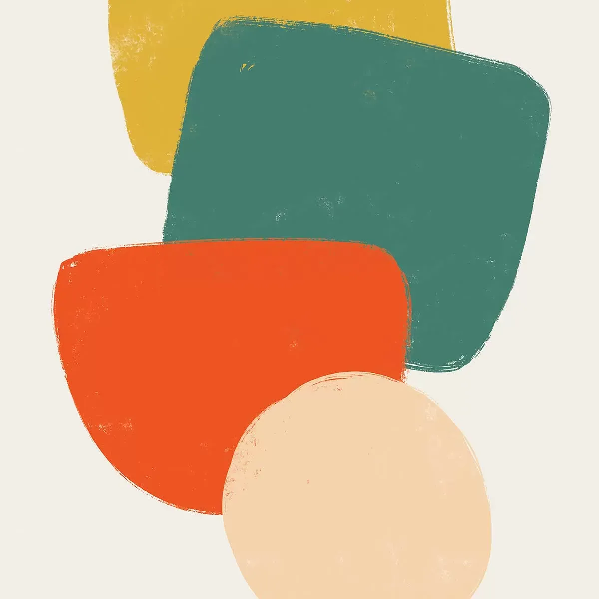 Illustration numéro 3 du produit Tableau Palette couleur primaire imprimé sur toile 40x60 cm