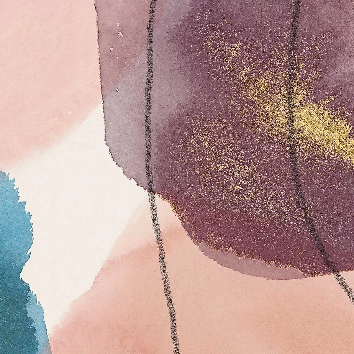 Illustration numéro 3 du produit Tableau pétale passion imprimé sur toile 80x80 cm