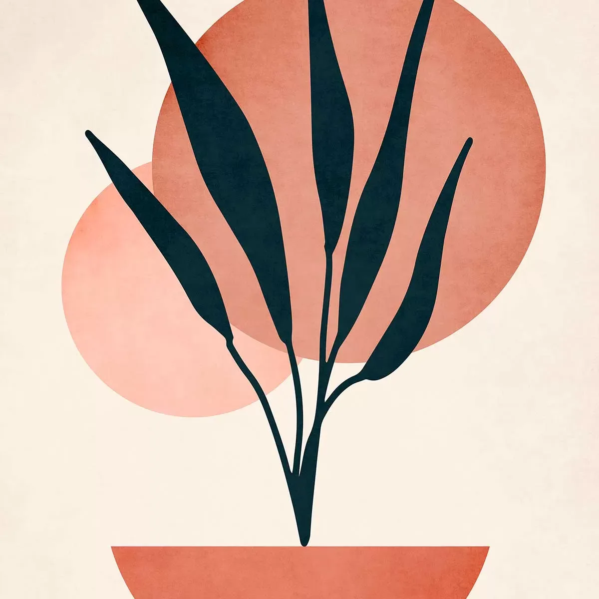 Illustration numéro 3 du produit Tableau fleurs Copenhagen déco imprimé sur toile 40x60 cm