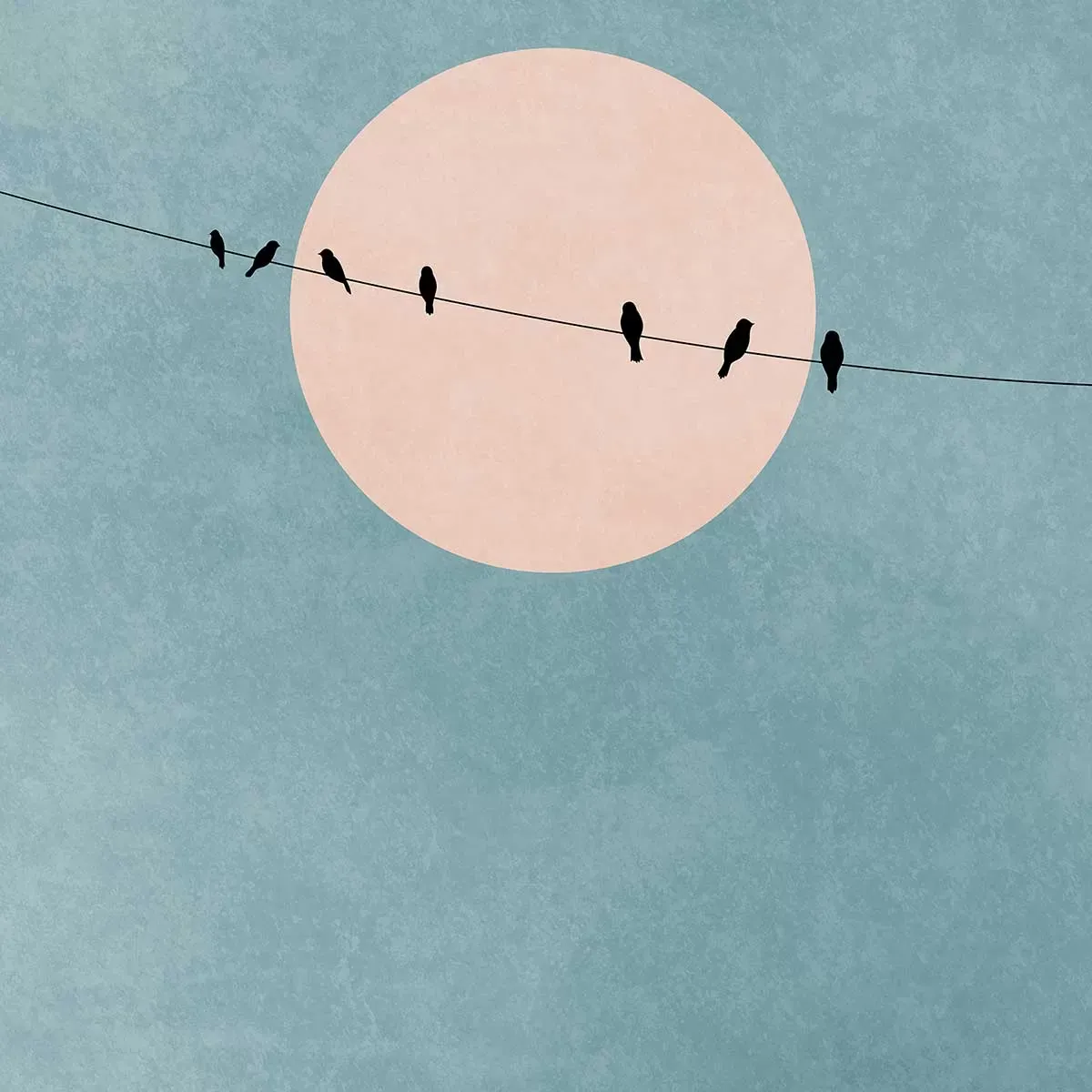 Illustration numéro 3 du produit Tableau paysage silence et gratitude imprimé sur toile 30x45 cm