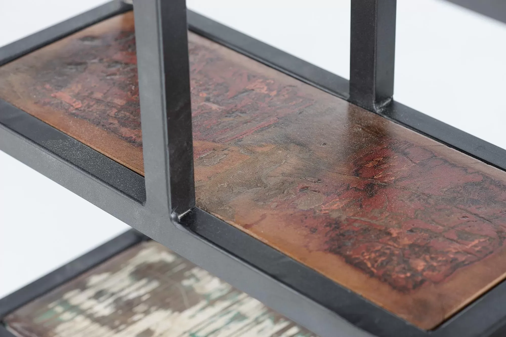 Illustration numéro 3 du produit Étagère suspendue en bois de manguier naturel