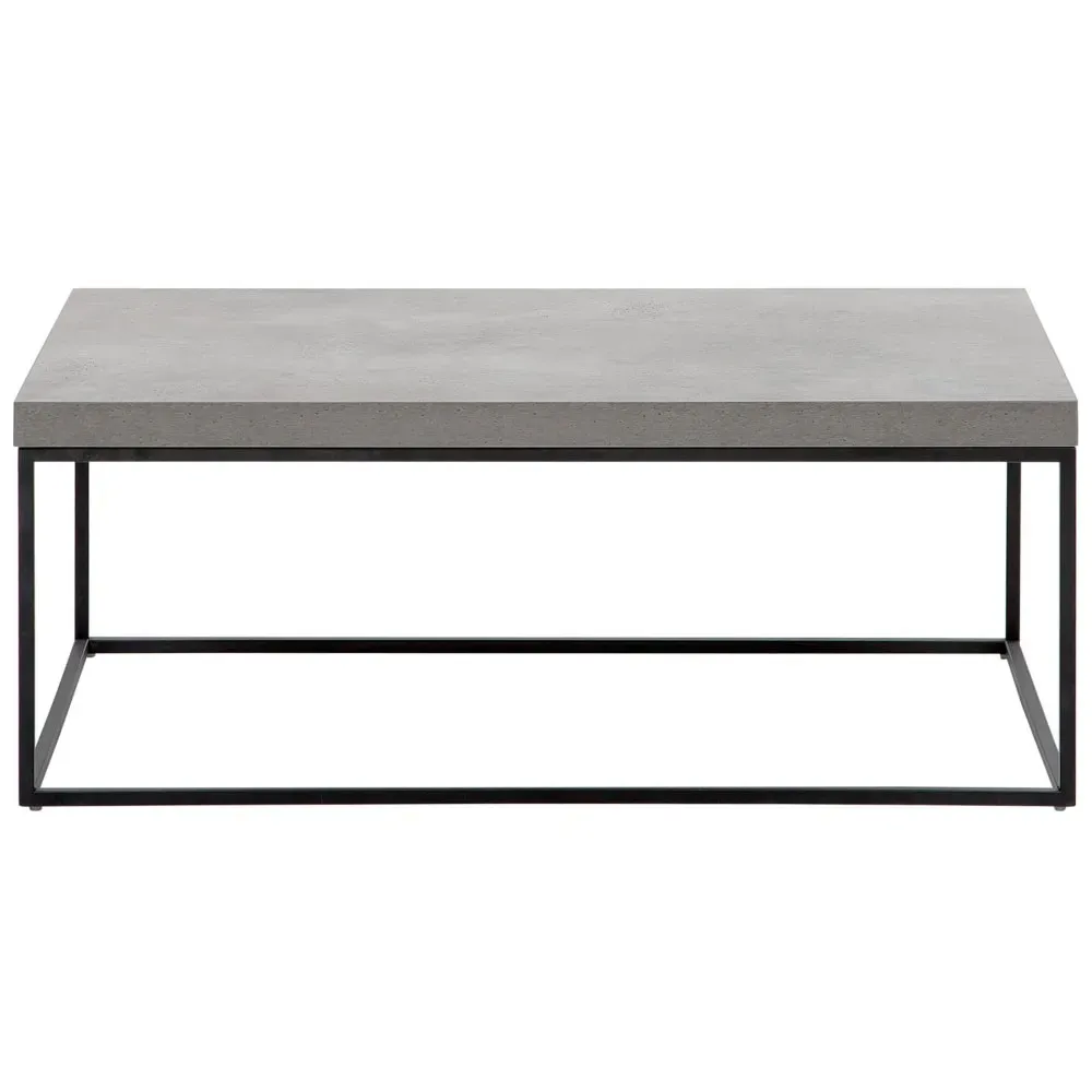 Illustration numéro 3 du produit Table basse effet béton gris