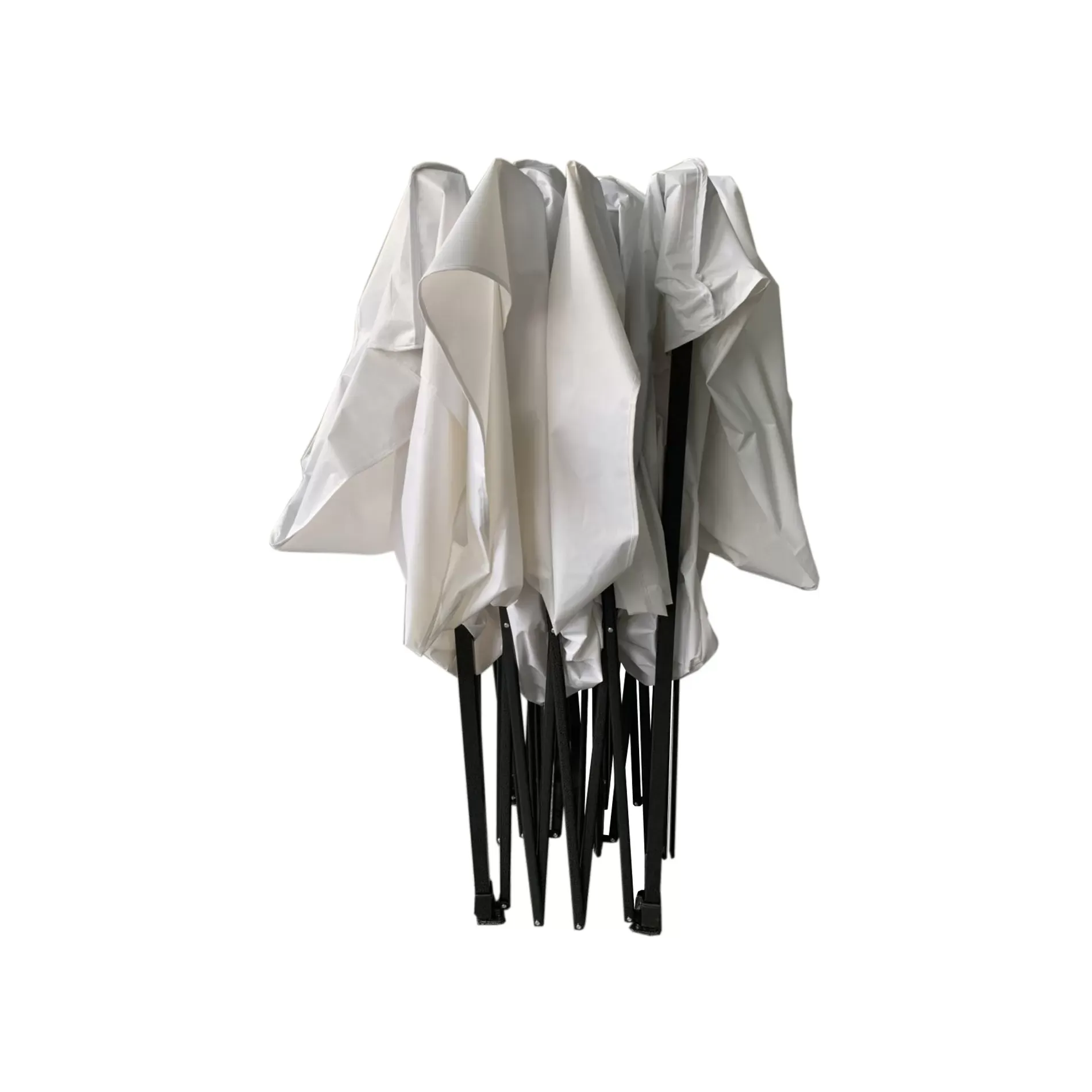 Illustration numéro 3 du produit Tonnelle plianble 3x4,5 m en métal et polyester blanc