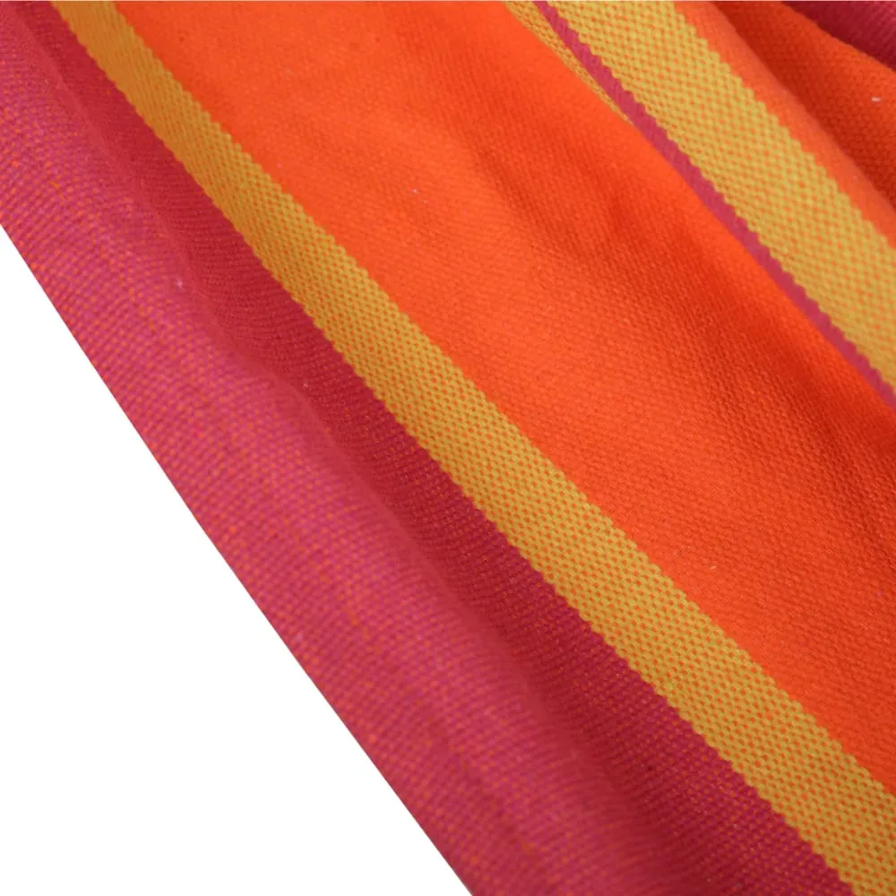 Illustration numéro 3 du produit Hamac de jardin camping capacité 200 kg en polyester orange