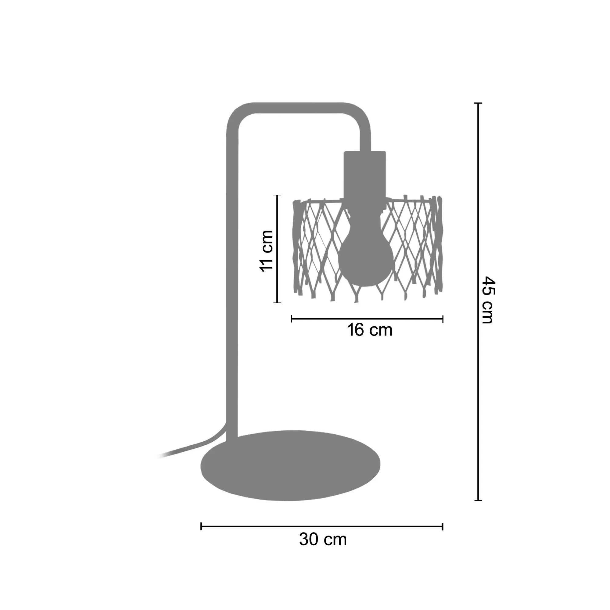 Illustration numéro 3 du produit Lampe de bureau métal doré