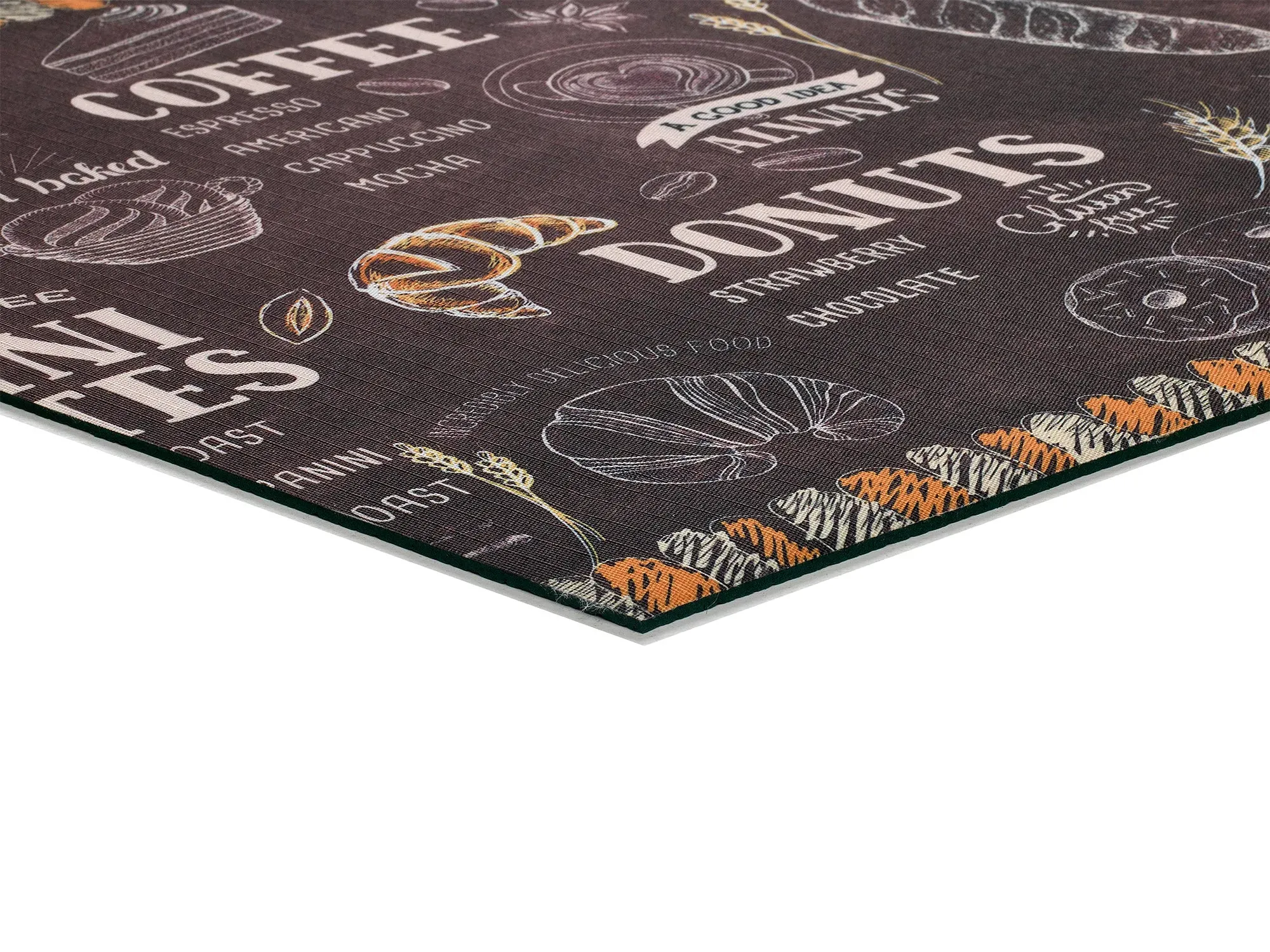 Illustration numéro 3 du produit Tapis de cuisine lavable repas multicolore 52x200 cm