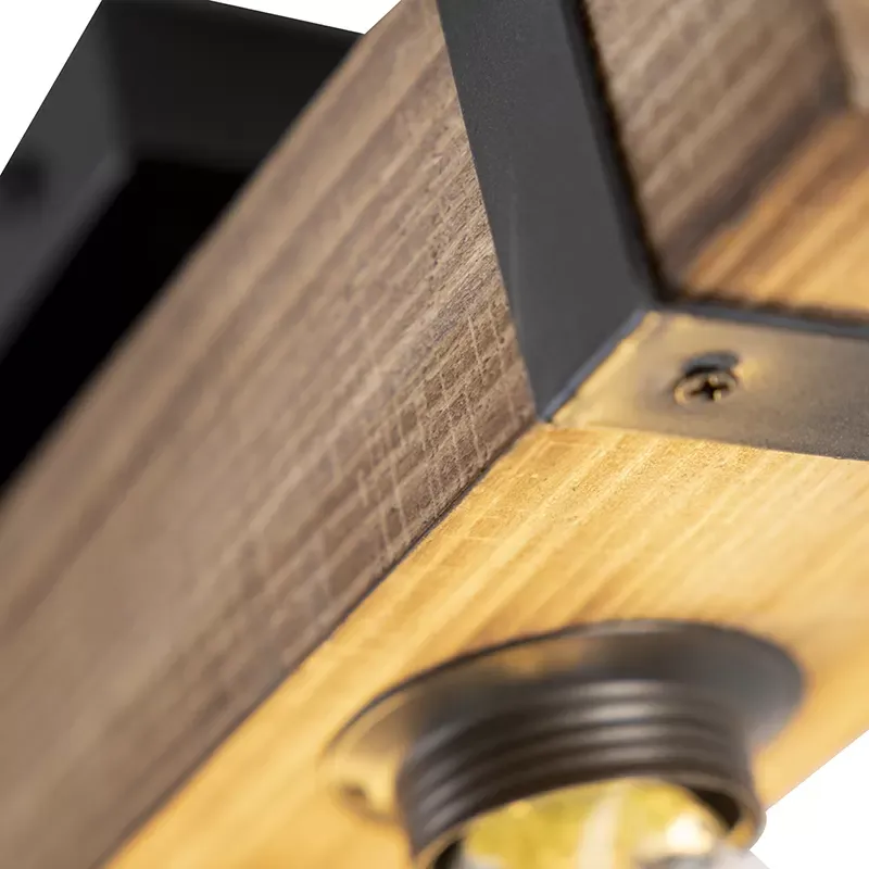 Illustration numéro 3 du produit Plafonnier en bois marron