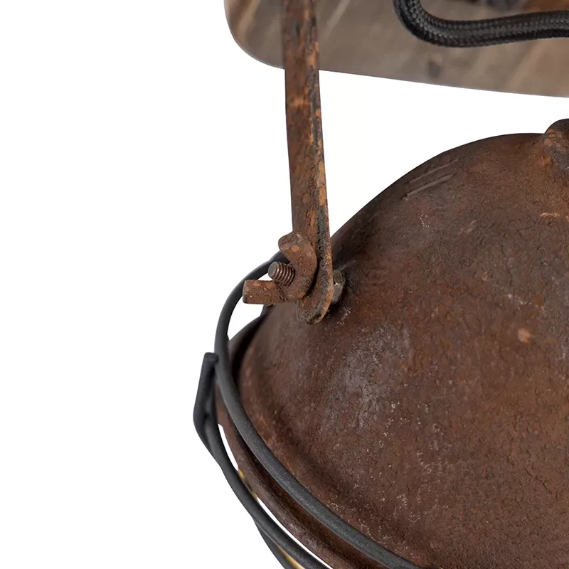 Illustration numéro 3 du produit Spot murale en acier brun rouille