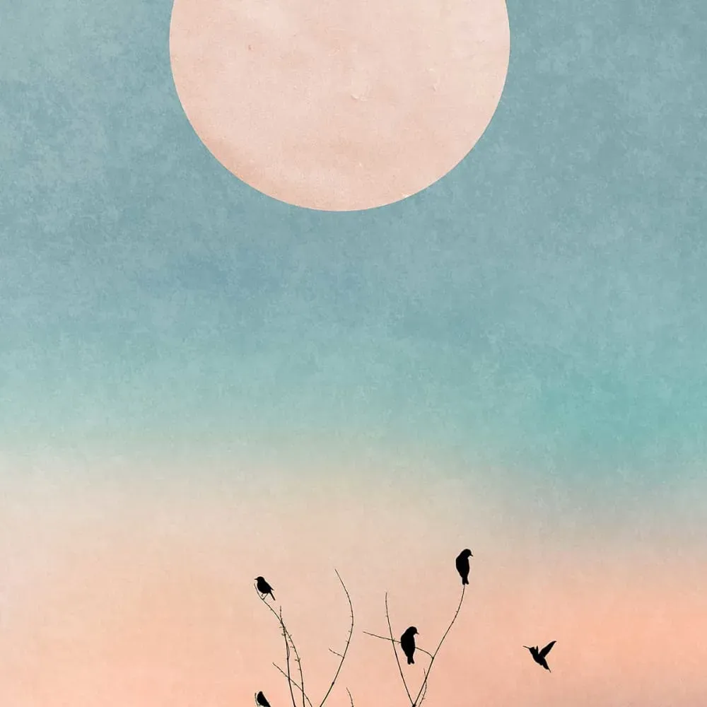 Illustration numéro 3 du produit Tableau douceur de vivre imprimé sur toile 60x90 cm