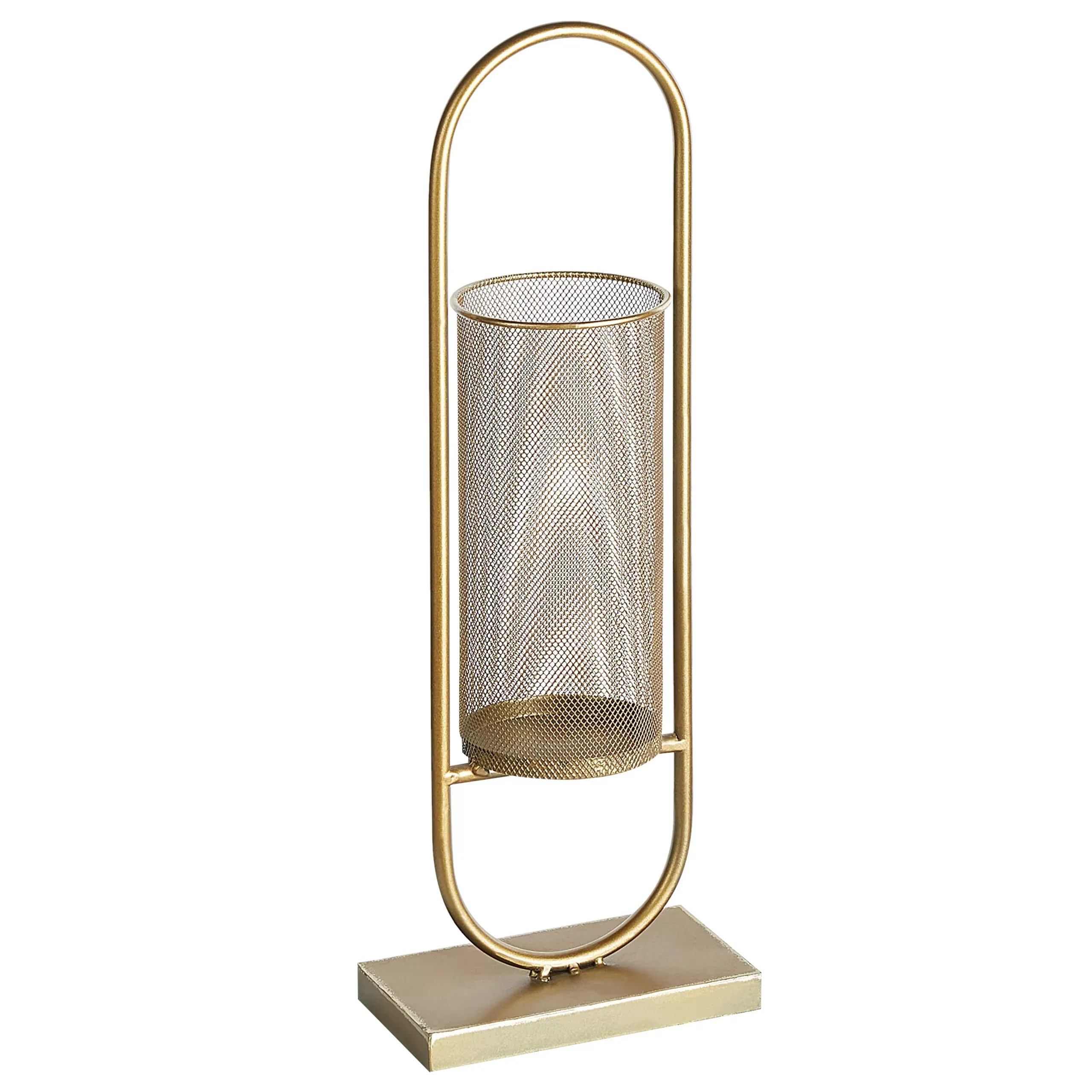 Illustration numéro 3 du produit Bougeoir métal 53 cm doré