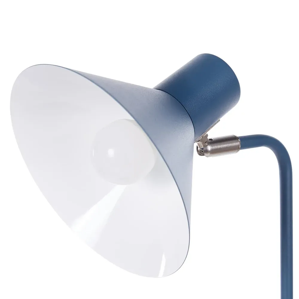 Illustration numéro 3 du produit Lampe de bureau réglable métal bleu