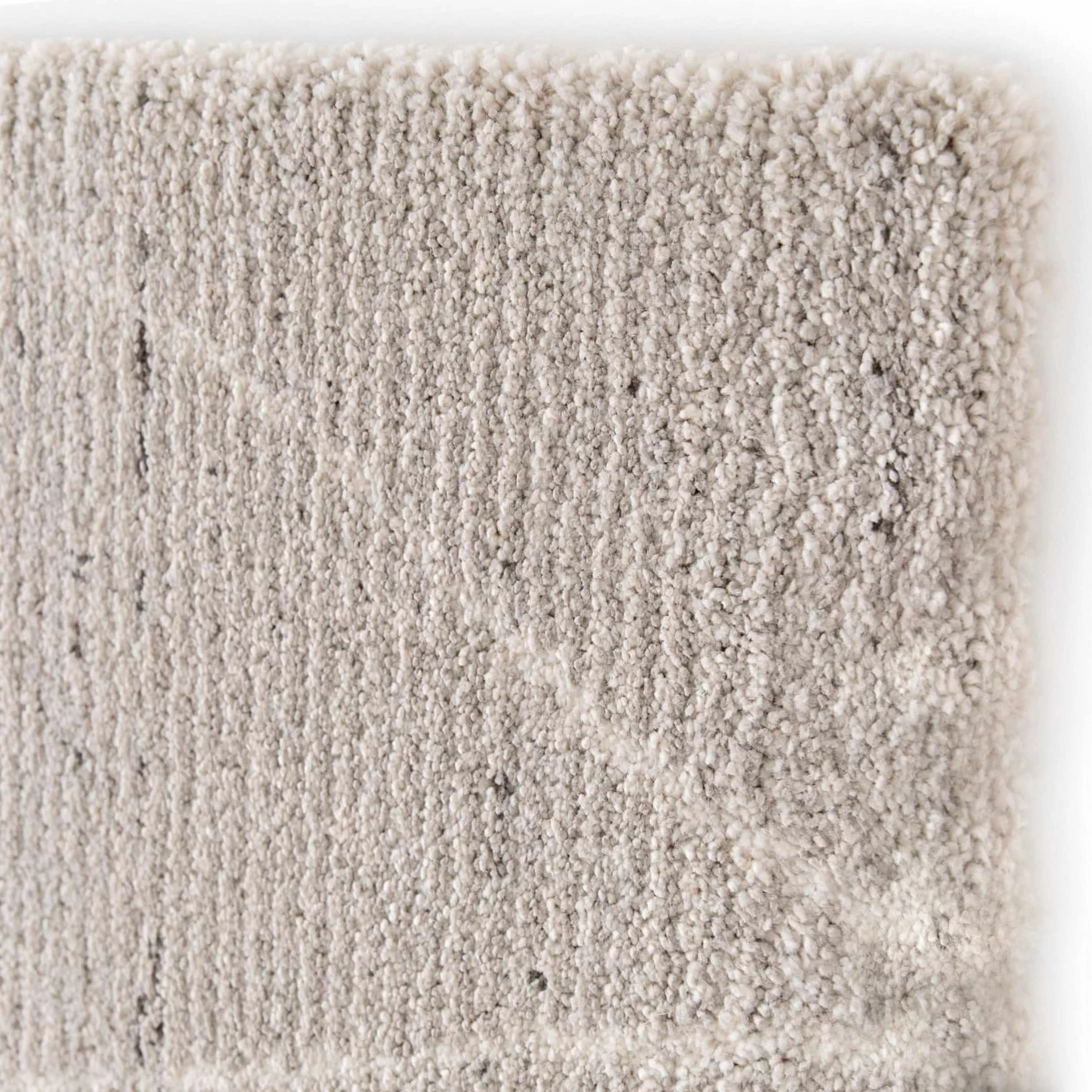 Illustration numéro 3 du produit Tapis rectangulaire motif berbère gris clair 160 x 230 cm