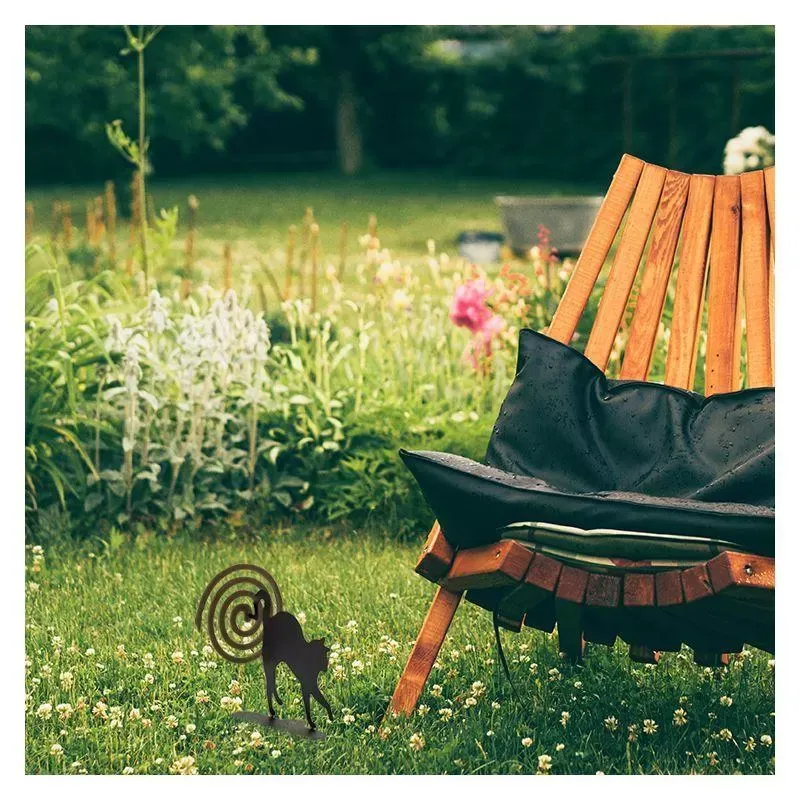 Illustration numéro 3 du produit Porte-spirales d'encens - Godeffroy le chat noir