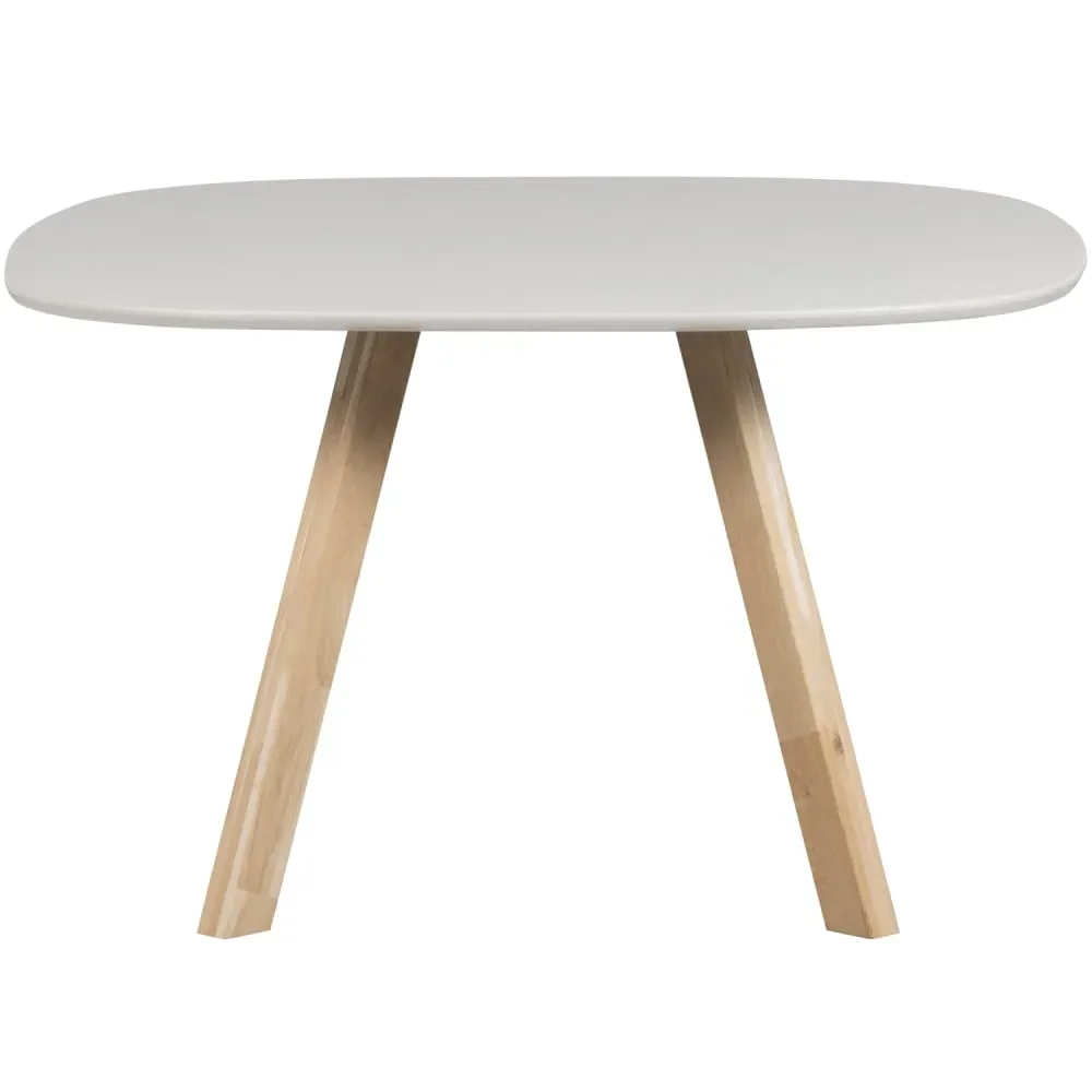 Illustration numéro 3 du produit Table à manger organique en frêne 4 personnes, 130x130 cm