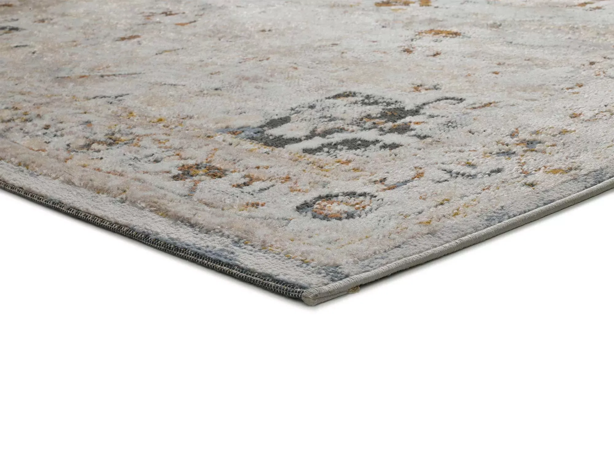 Illustration numéro 3 du produit Tapis vintage beige/rouille/bleu 115x170 cm