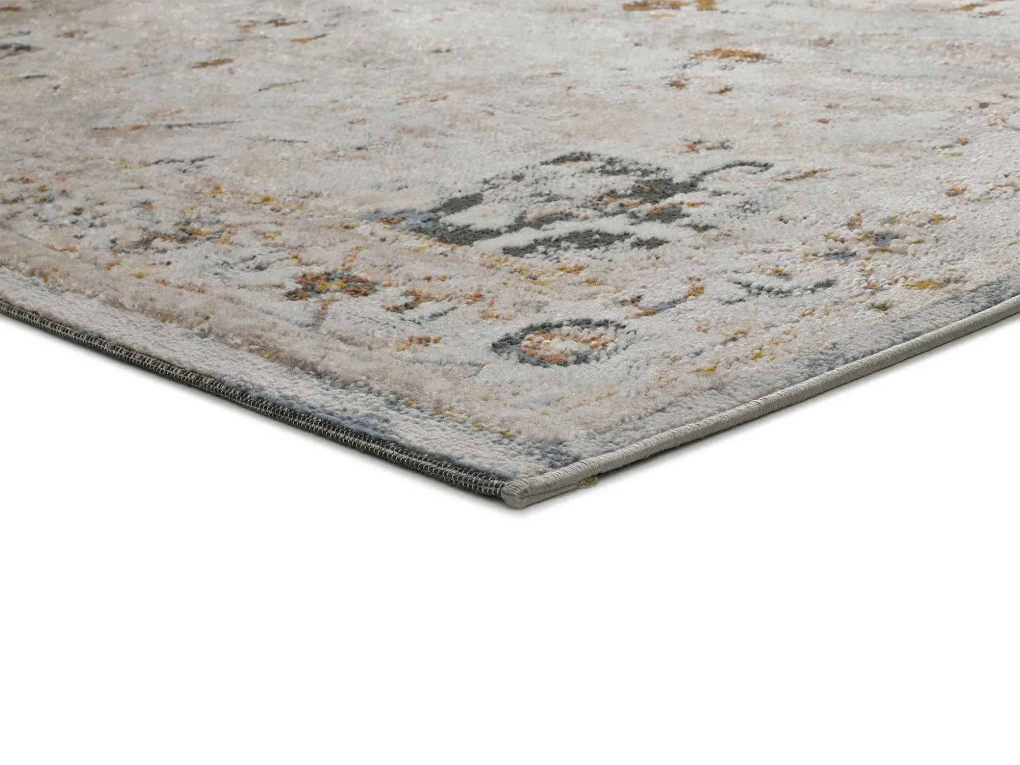 Illustration numéro 3 du produit Tapis vintage beige/rouille/bleu 134x200 cm