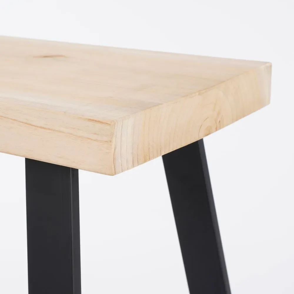 Illustration numéro 3 du produit Banc en bois marron clair L92