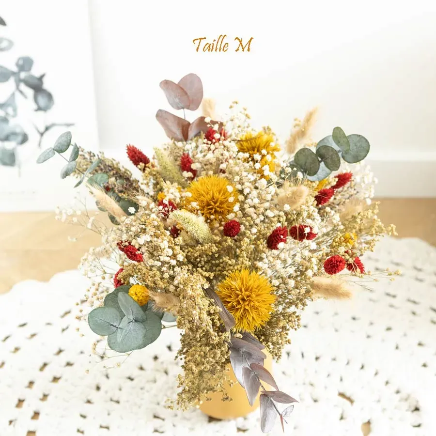 Illustration numéro 3 du produit Bouquet de fleurs séchées L PAULINE
