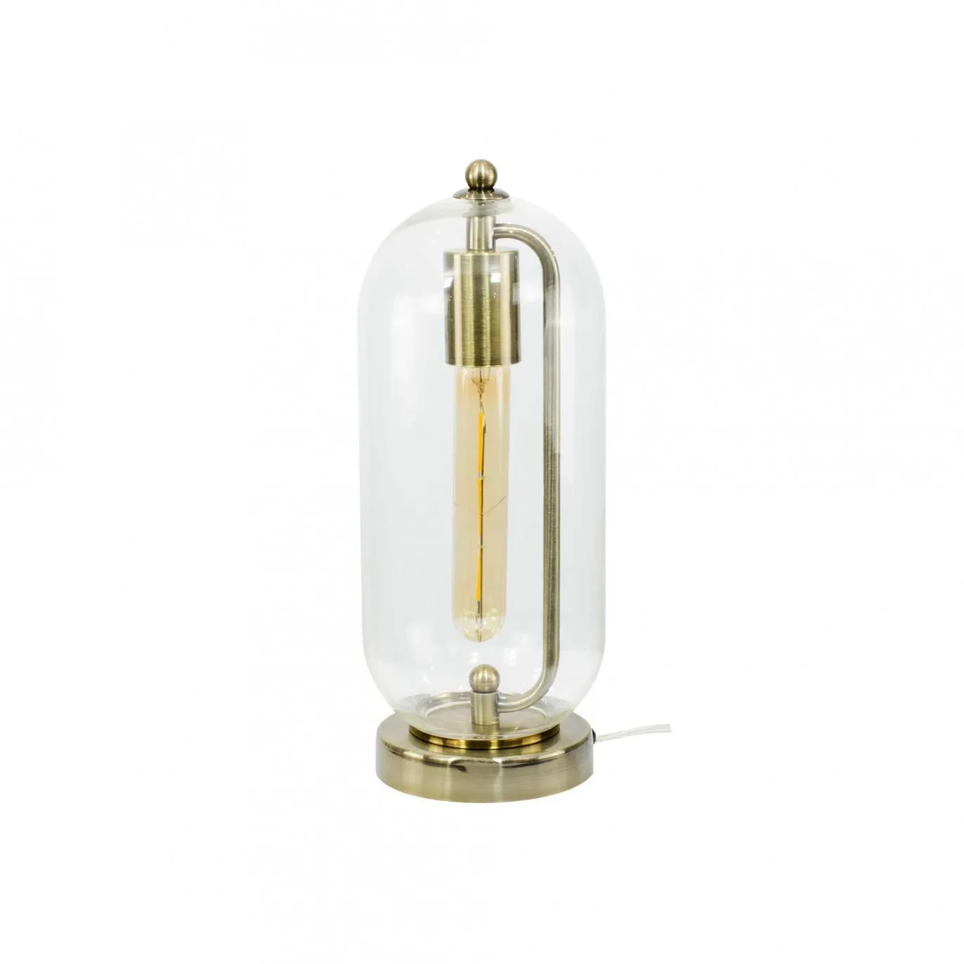 Illustration numéro 3 du produit Lampe en verre & métal