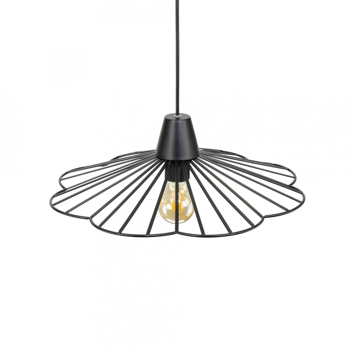 Illustration numéro 3 du produit Suspension petit modèle en métal noir