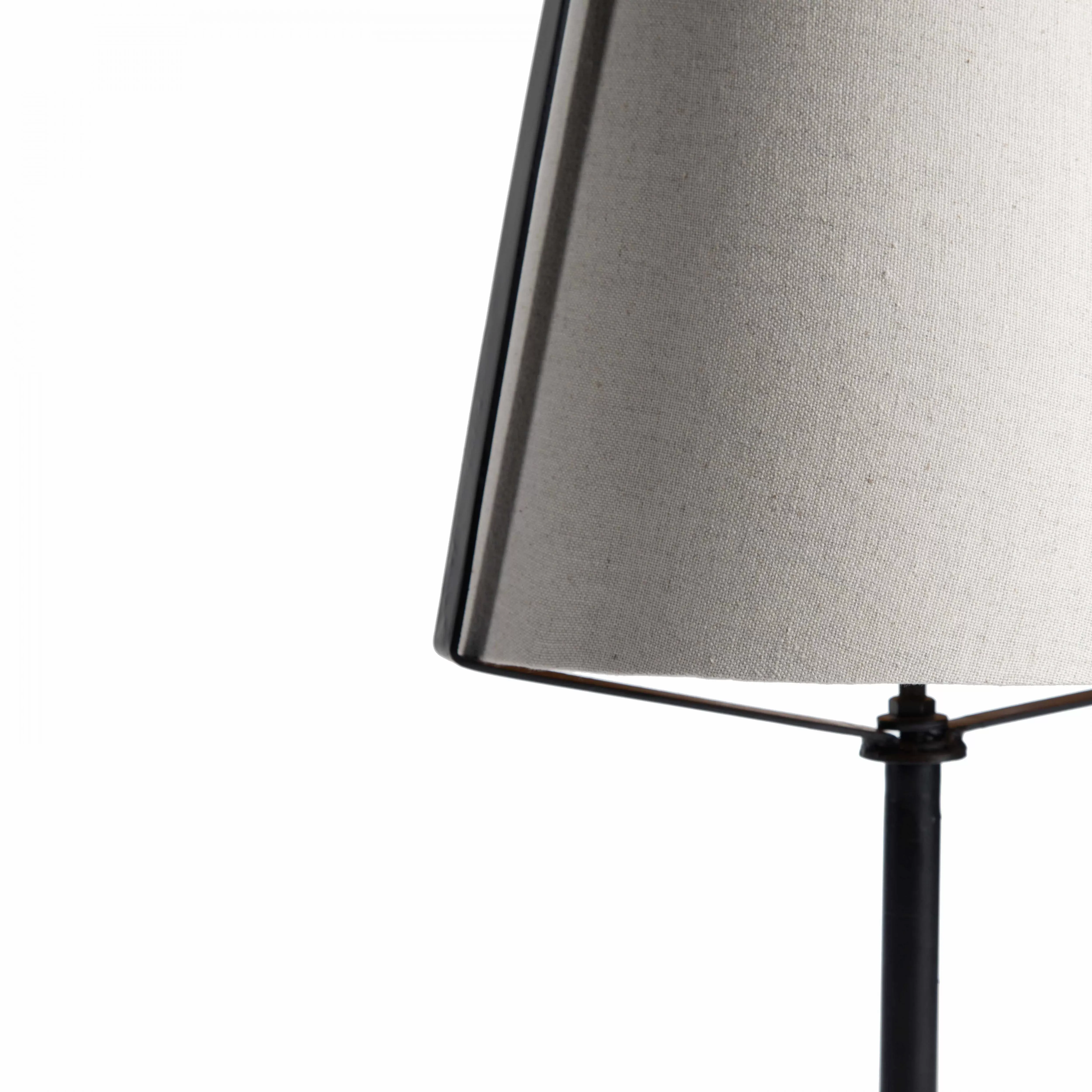 Illustration numéro 3 du produit Lampe à poser design avec abat-jour en lin