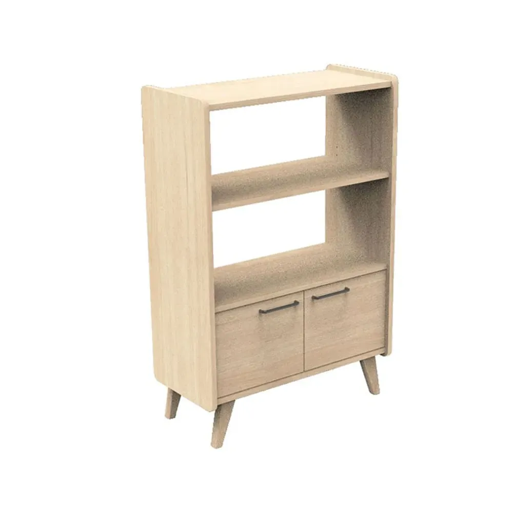 Illustration numéro 3 du produit Bibliothèque et penderie couleur bois