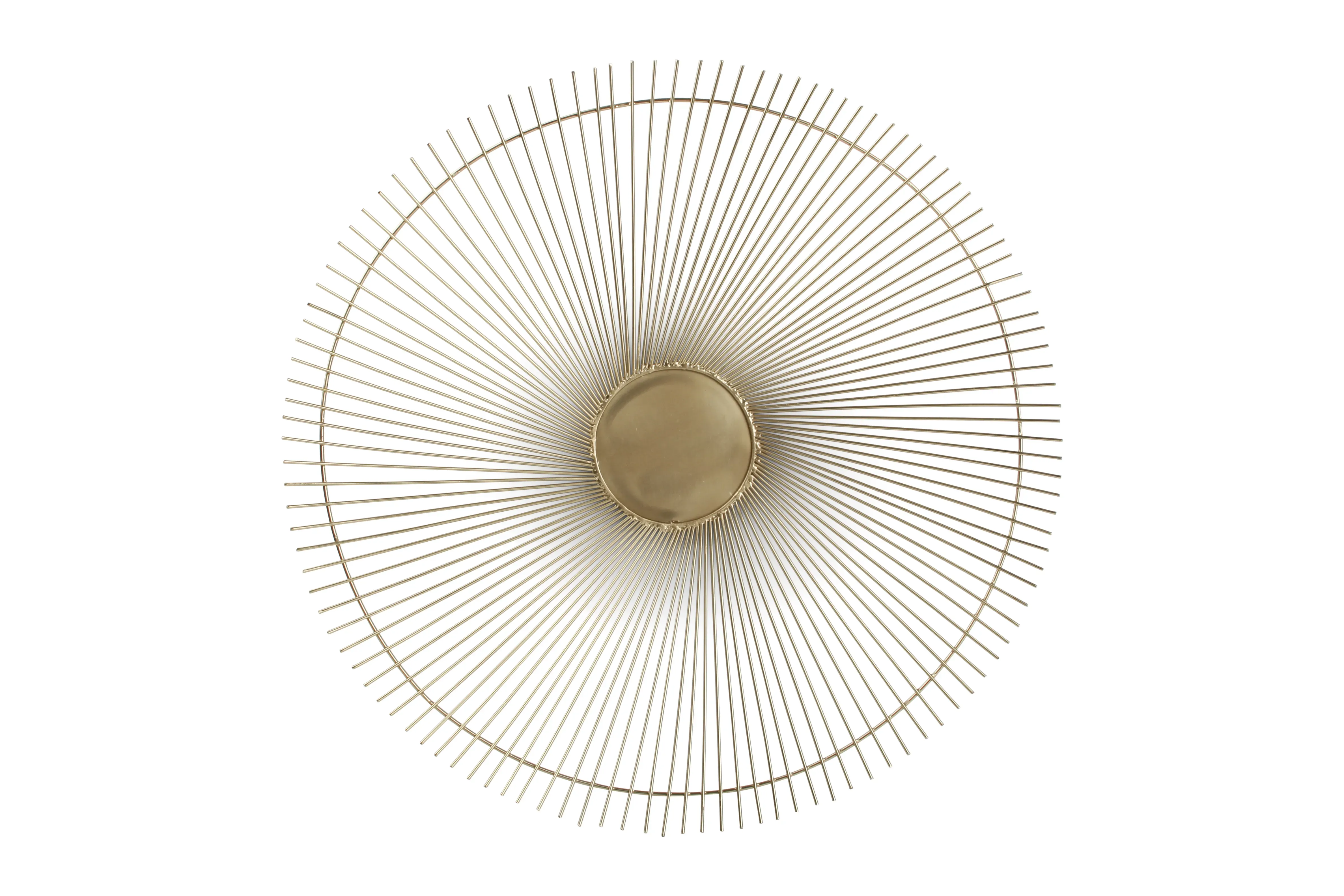 Illustration numéro 3 du produit Panier en fil or en métal 53xh5cm