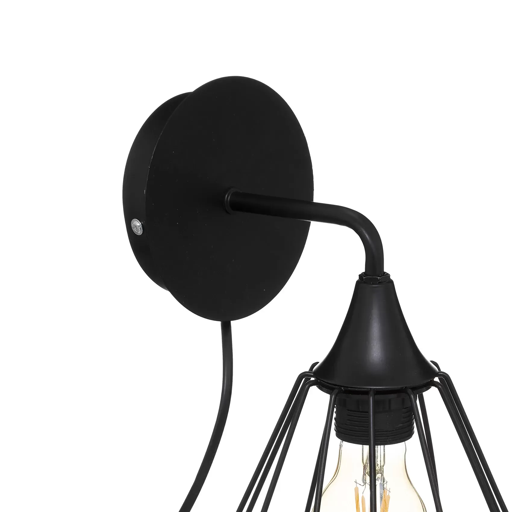Illustration numéro 3 du produit Applique métal Flave noir D19