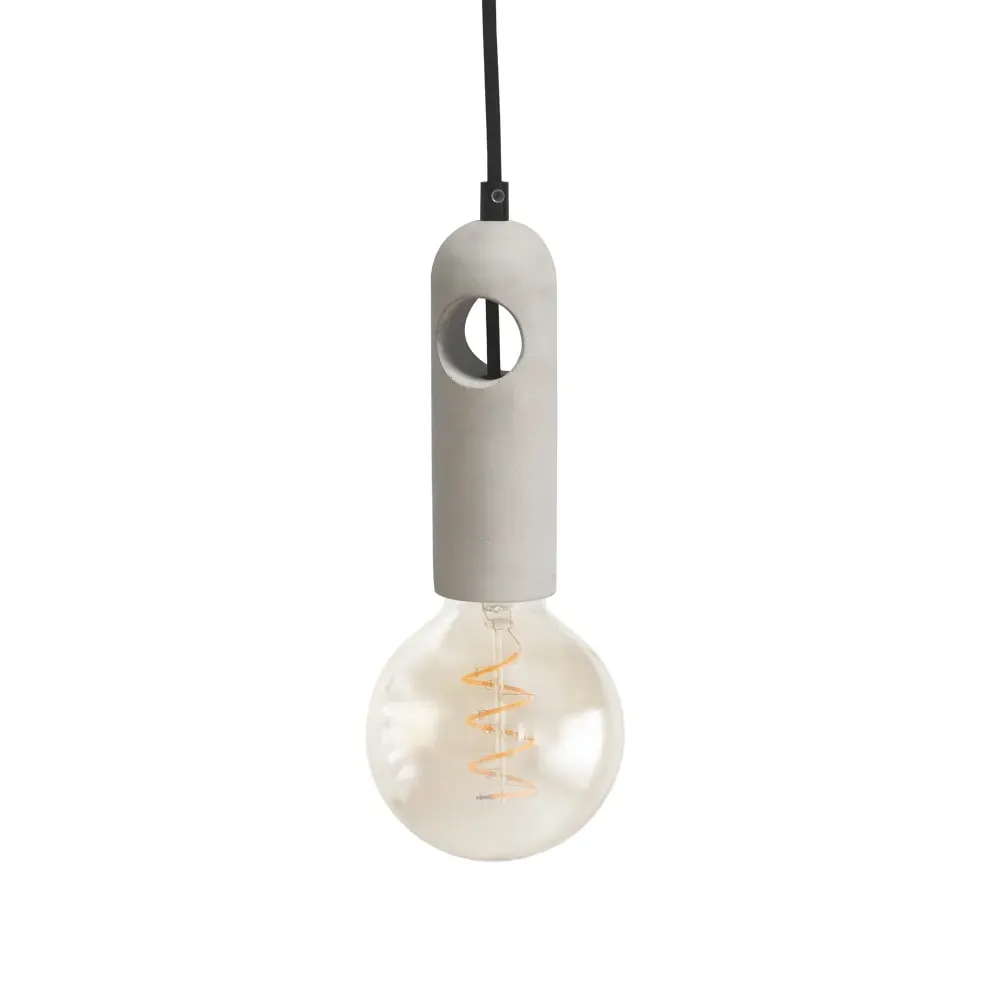 Illustration numéro 3 du produit Pack de 2 lampe en suspension béton  150 cm