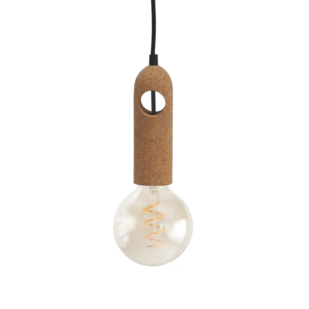 Illustration numéro 3 du produit Douille suspendue décorative en liège naturel