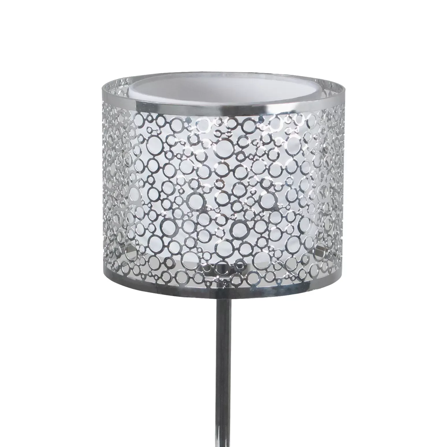 Illustration numéro 3 du produit Lampe de table en métal avec cercles ronds