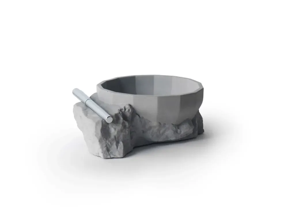 Illustration numéro 3 du produit Videpoche en béton naturel