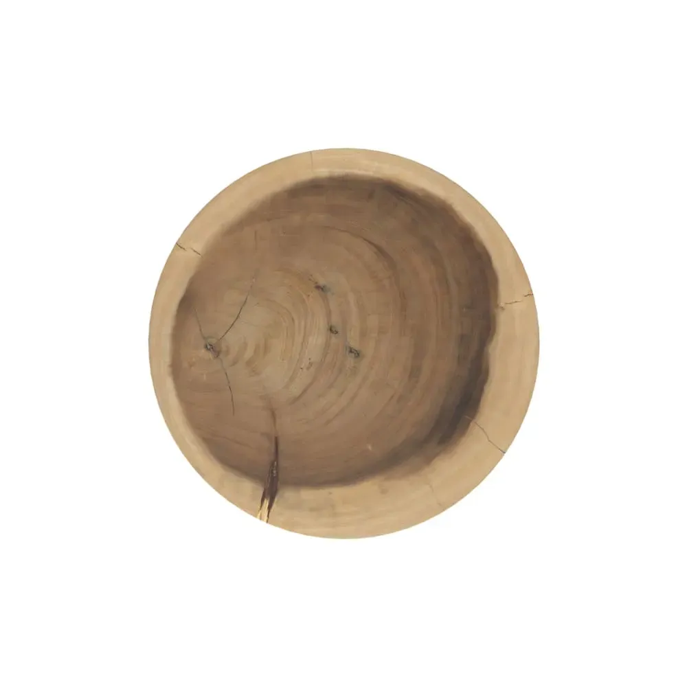 Illustration numéro 3 du produit Table d'appoint ronde en bois de suar D35 cm