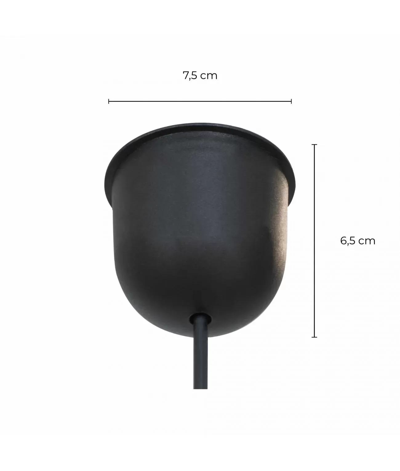Illustration numéro 3 du produit Suspension en métal grillagé cuivré
