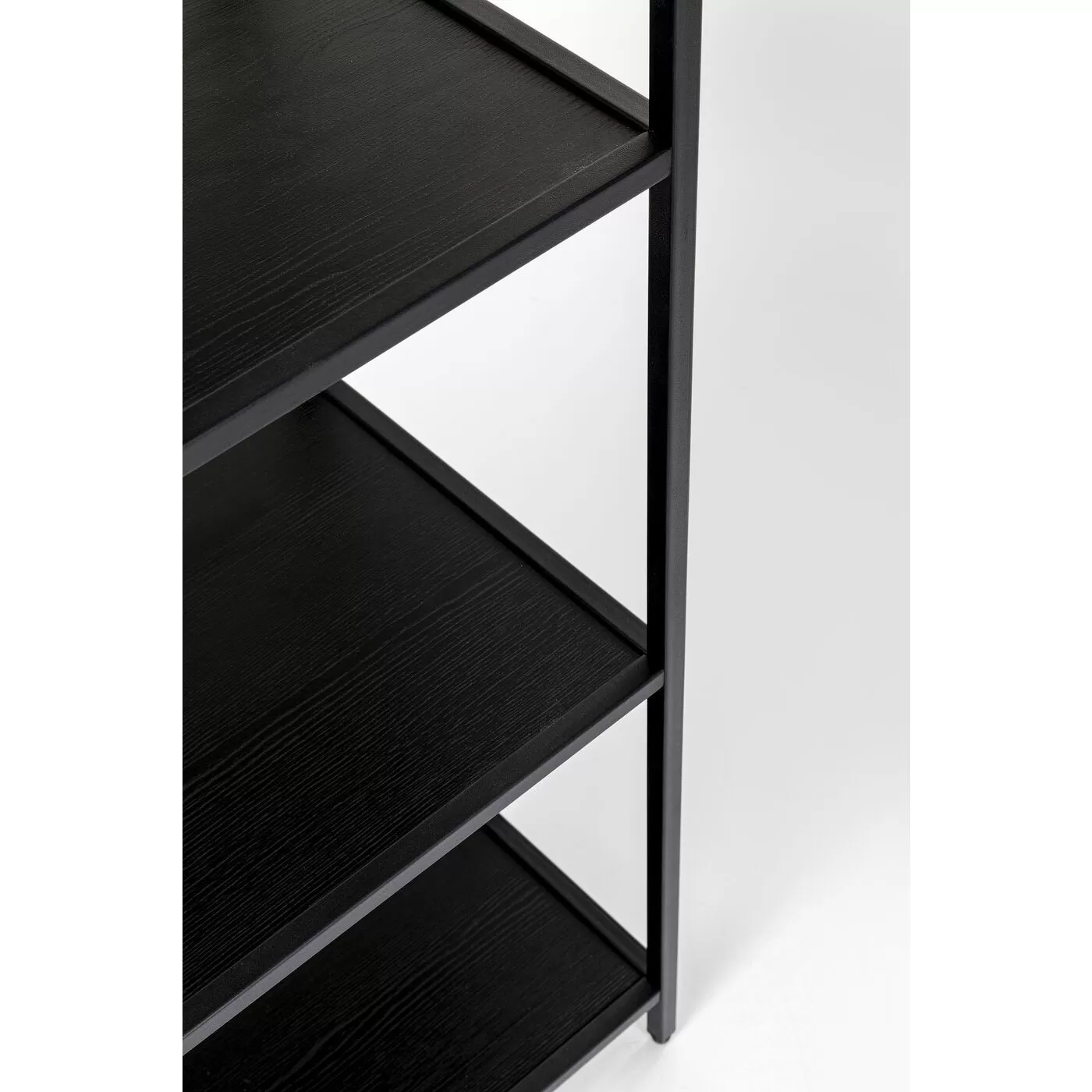 Illustration numéro 3 du produit Étagère 185x77 en acier et chêne noir