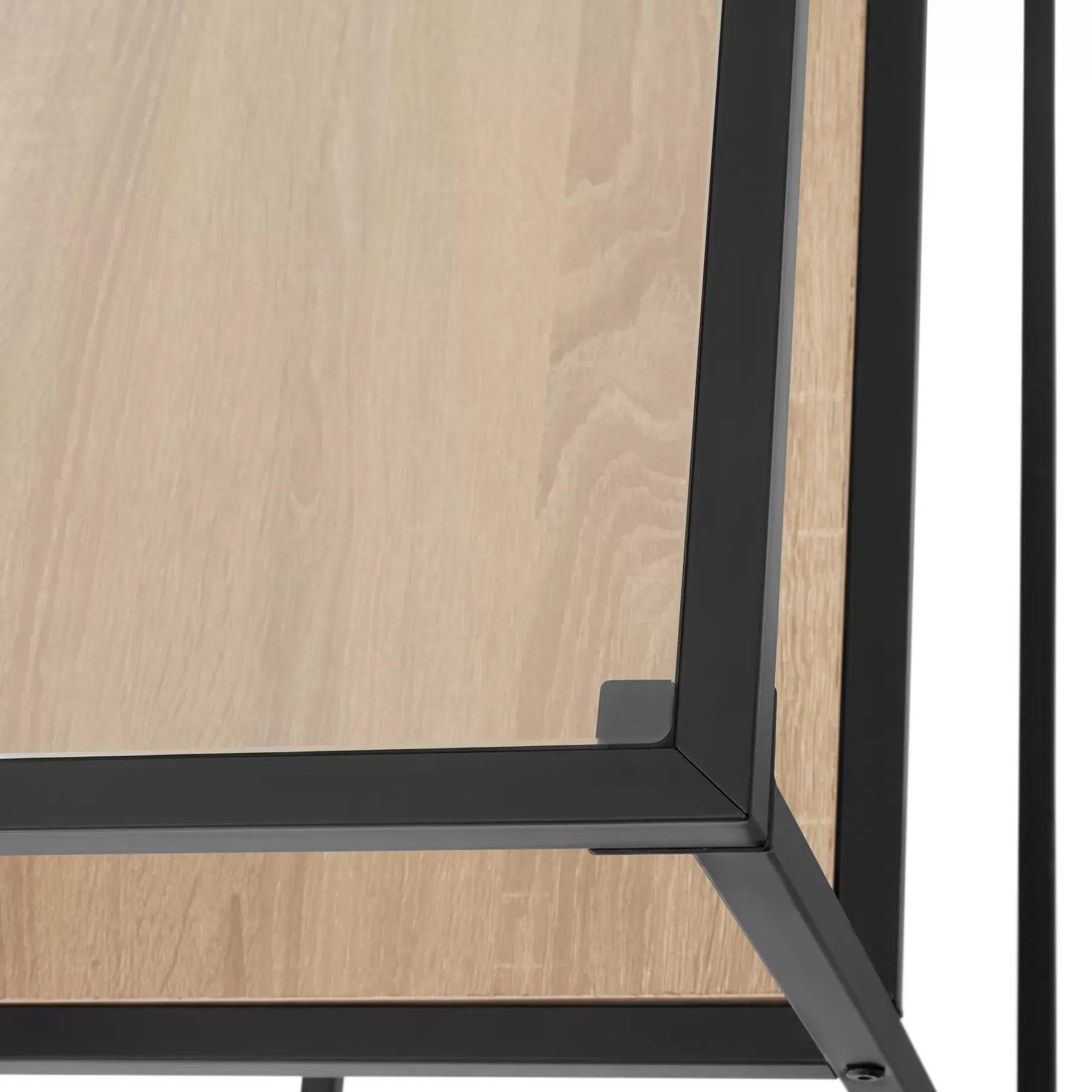 Illustration numéro 3 du produit Table Console Style industriel 100 x 41 x 80,5 cm Bois clair