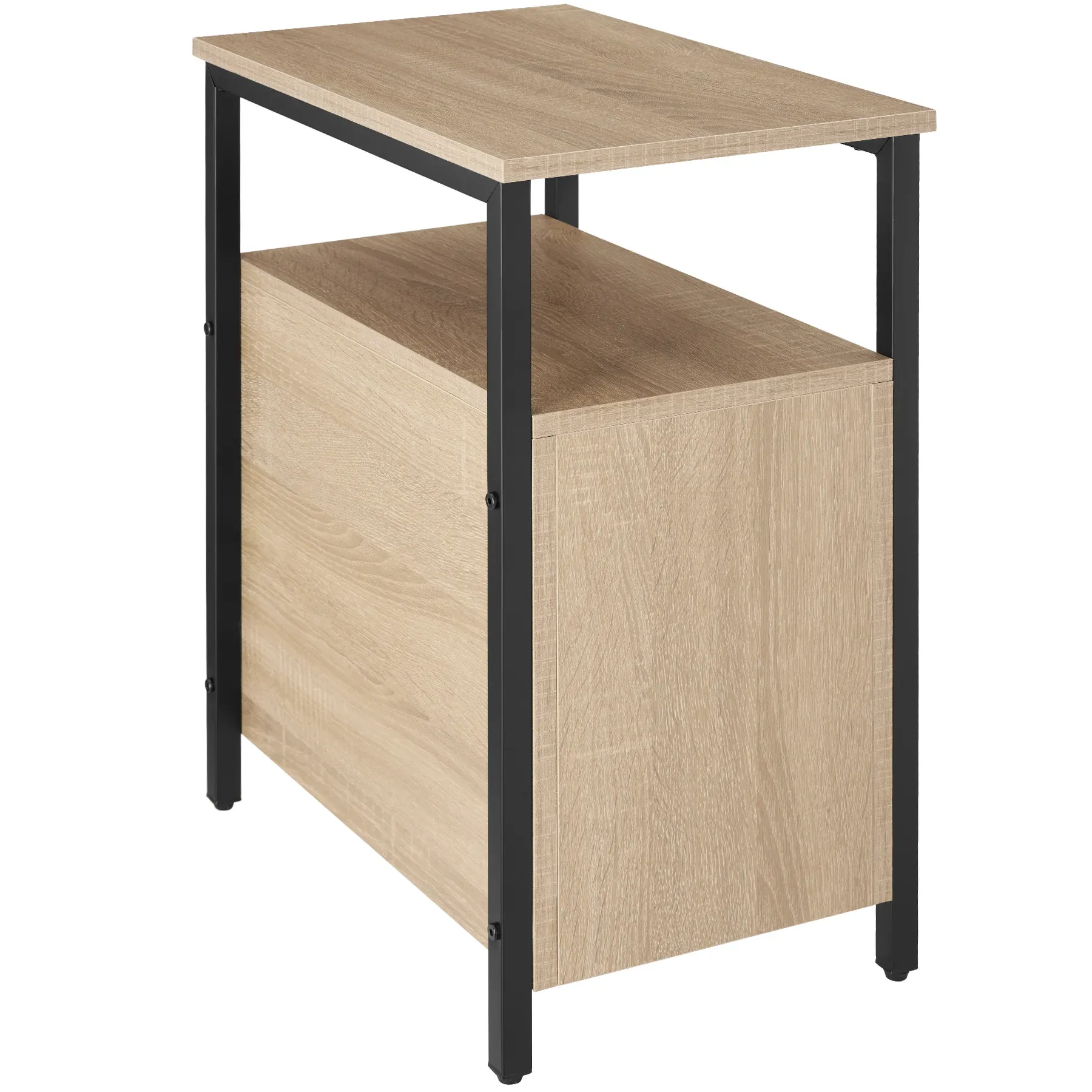 Illustration numéro 3 du produit Table de chevet Style industriel 30 x 495 x 615 cm Bois clair