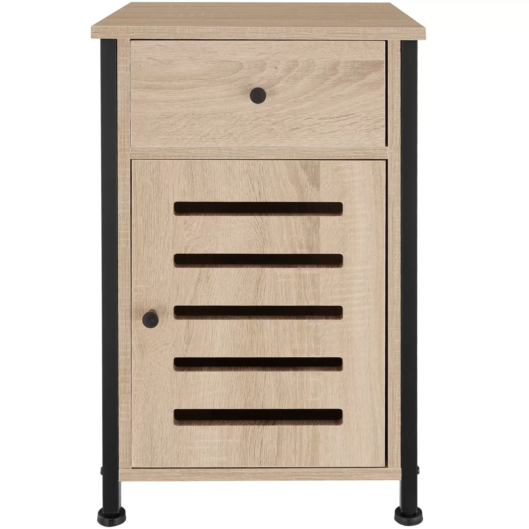 Illustration numéro 3 du produit Table de chevet Style industriel 40 x 42 x 605 cm Bois clair