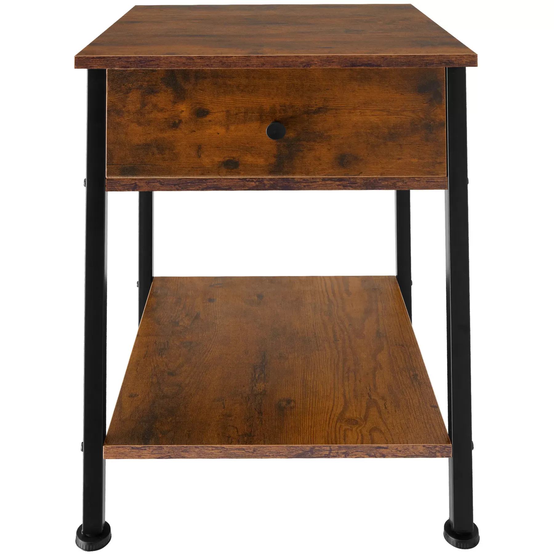 Illustration numéro 3 du produit Table de chevet Style industriel 40 x 40 x 555 cm Bois foncé