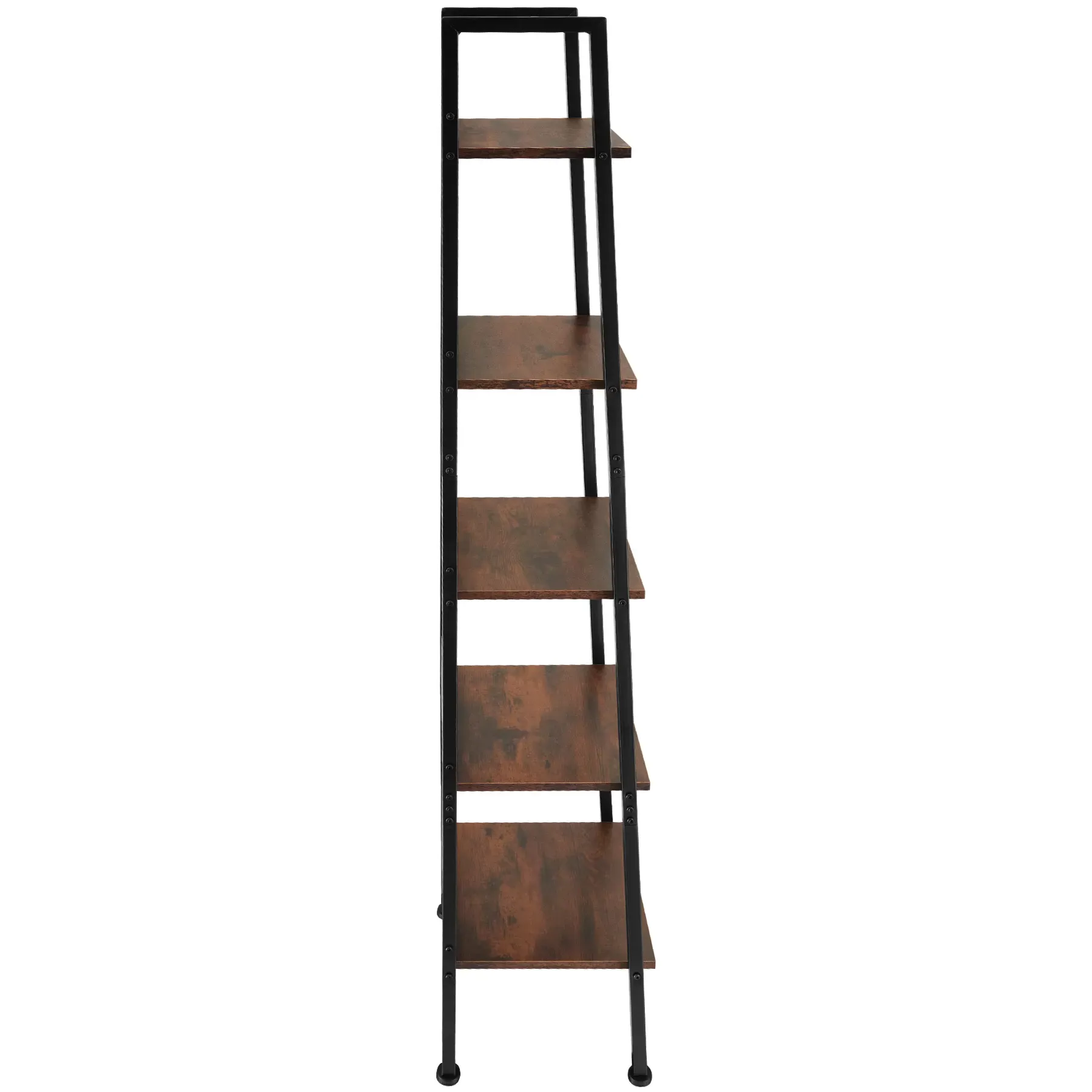 Illustration numéro 3 du produit Étagère Style industriel anti-basculement 575x34x138 cm bois foncé