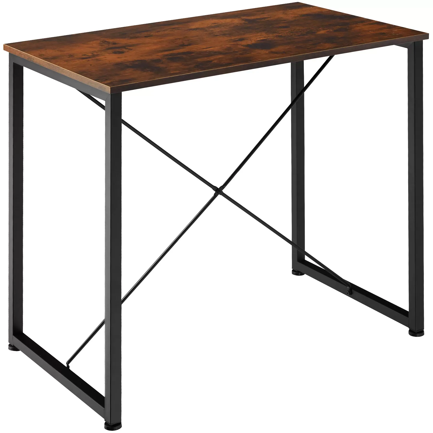 Illustration numéro 3 du produit Ensemble chaises de salle à manger 3 pièces Bois et Acier Bois foncé