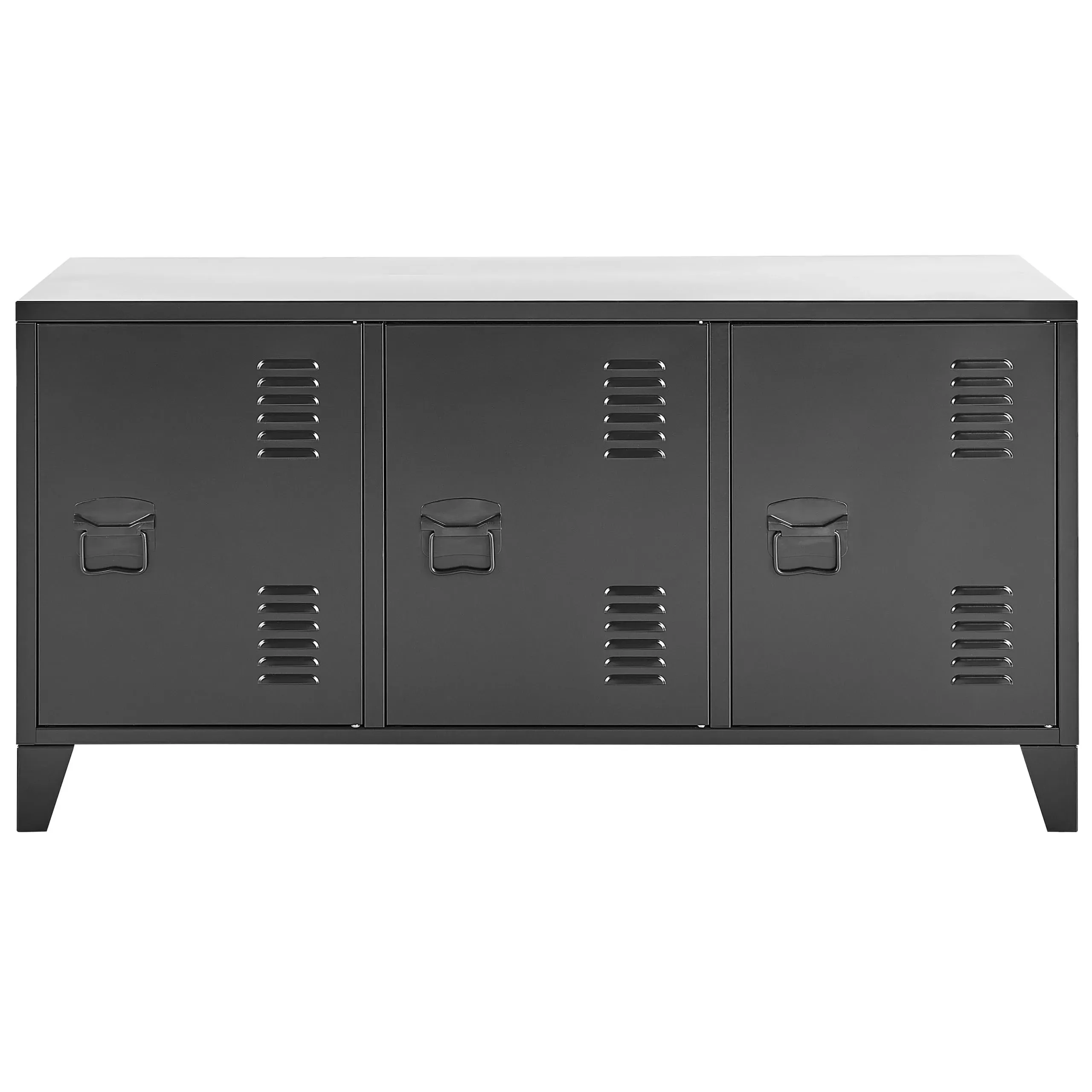 Illustration numéro 3 du produit Meuble de rangement métal noir