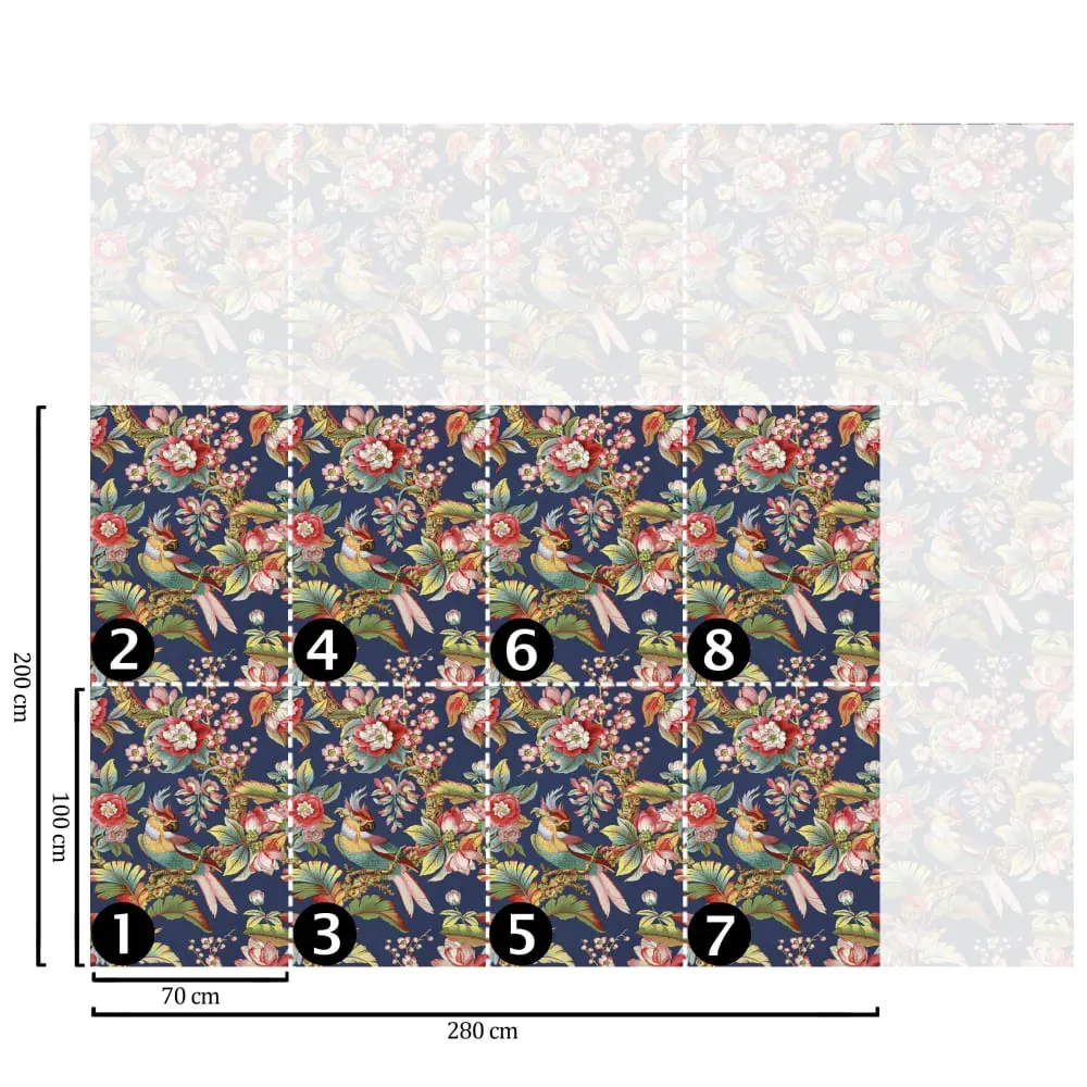 Illustration numéro 3 du produit Papier Peint Chinois,papier écologique fin,200x280cm,8 feuilles