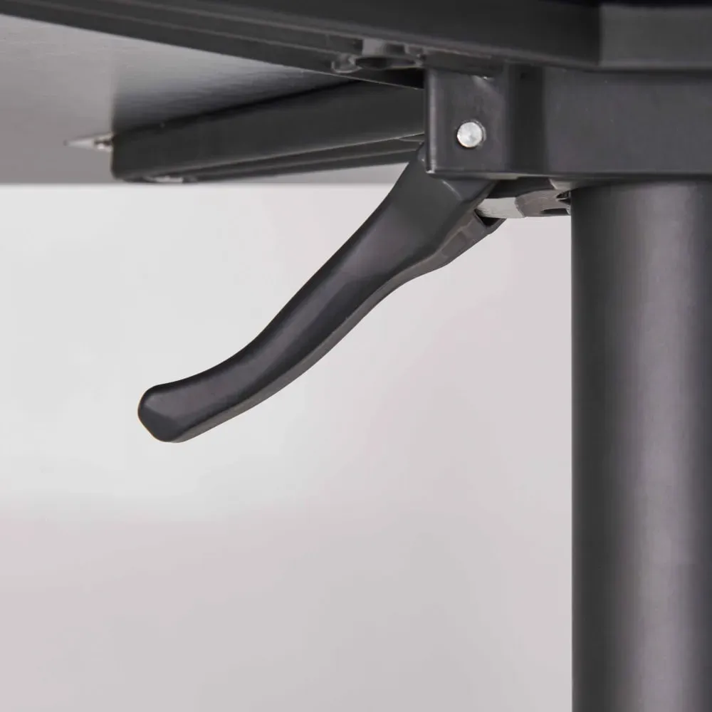 Illustration numéro 3 du produit Table de jardin 60 cm inclinable ardoise gris foncé